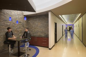 Break area - hallway at main entrance