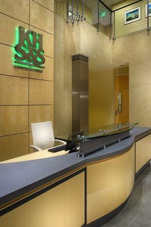 KHS&S Contractors Anaheim Office photographed for Sherman Gabus, KHS&S Contractors, and Anderson Construction. KHS&S Contractors Anaheim Office